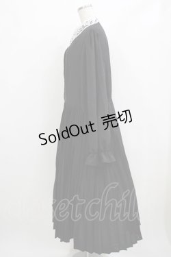 画像2: m petit by misako / AM*レースエリプリーツワンピース 4L ブラック H-26-01-30-011-LO-OP-NS-ZH