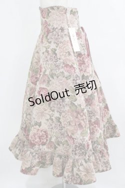 画像2: Victorian maiden / 薔薇ゴブランタペストリーハイウエストスカート Free Bordeaux H-26-01-30-012-CL-OP-NS-ZH