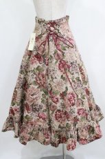 画像3: Victorian maiden / 薔薇ゴブランタペストリーハイウエストスカート Free Bordeaux H-26-01-30-012-CL-OP-NS-ZH (3)