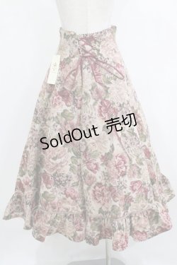 画像3: Victorian maiden / 薔薇ゴブランタペストリーハイウエストスカート Free Bordeaux H-26-01-30-012-CL-OP-NS-ZH