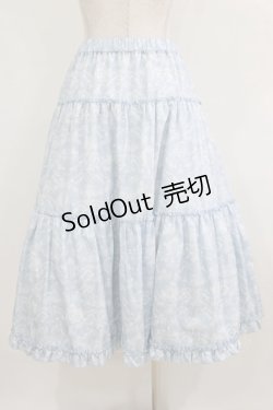 画像3: m petit by misako / NINA'S RVパニエスカート 4L サックス/アイボリー リバーシブル H-26-01-30-014-LO-SK-NS-ZH