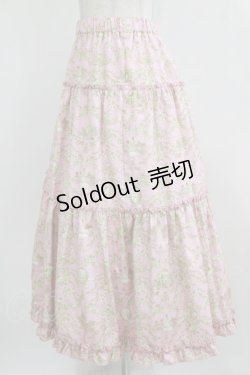 画像2: m petit by misako / NINA'S RVパニエスカート 4L ピンク/アイボリー リバーシブル H-26-01-30-015-LO-SK-NS-ZH