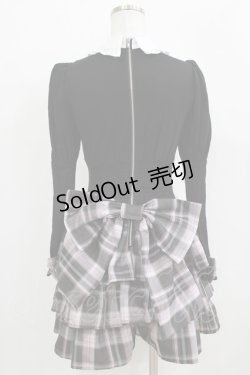 画像3: Ank Rouge / ラフォーレ原宿店限定/お姫様ネクタイワンピース M ブラック/ピンク H-26-01-30-019-CA-OP-NS-ZH