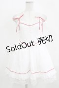 Me roir / レースドーリーキャミワンピース M オフ/レッド H-26-01-30-020-GO-OP-NS-ZH