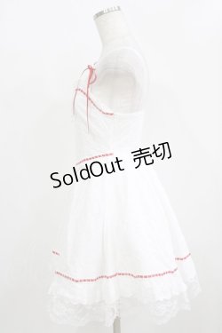 画像2: Me roir / レースドーリーキャミワンピース M オフ/レッド H-26-01-30-020-GO-OP-NS-ZH