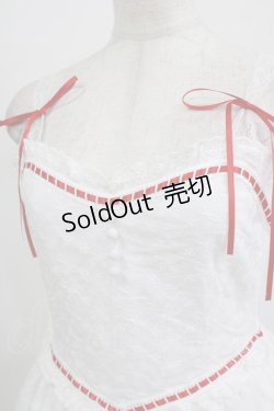 画像5: Me roir / レースドーリーキャミワンピース M オフ/レッド H-26-01-30-020-GO-OP-NS-ZH