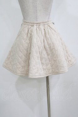 画像3: Me roir / キルティングスカート M ベージュ H-26-01-30-021-GO-SK-NS-ZH