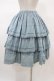 画像2: Sheglit / フラワーブーケのレーススカート  ダルブルー H-26-02-01-1034-EL-SK-KB-ZH (2)