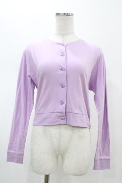 画像1: MILK / Backレースアップカーデ  ラベンダー H-26-02-01-1040-ML-TO-KB-ZH