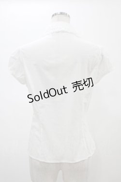 画像2: Emily Temple cute / レース切替ピンタックパフブラウス  ホワイト H-26-02-01-1041-ET-BL-KB-ZH