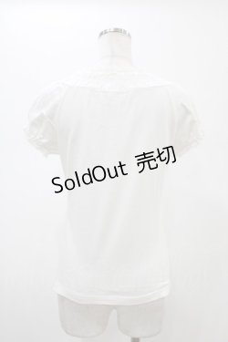 画像2: Emily Temple cute / シャーリングパフカットソー  オフホワイト H-26-02-01-1042-ET-TO-KB-ZH