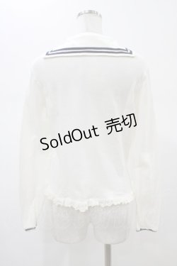 画像2: Emily Temple cute / セーラーカラーカーディガン  オフホワイト H-26-02-01-1045-ET-TO-KB-ZH