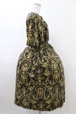 画像3: Jane Marple Dans Le Salon / Marie Antoinette drawstring sleeve dress M ブラウン H-26-02-01-1005-JM-OP-AK-ZH (3)