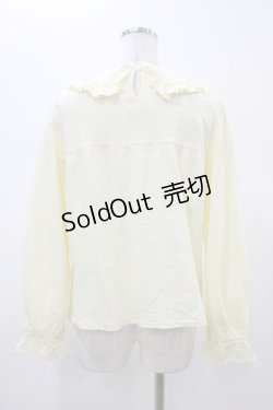 画像2: Nile Perch / フリル襟カットソー  イエロー H-26-02-01-1050-LO-TO-KB-ZH