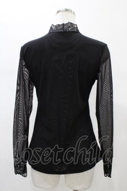 画像2: MR corset / レースフリルトップス  ブラック H-26-02-01-1055-PU-TO-KB-ZH