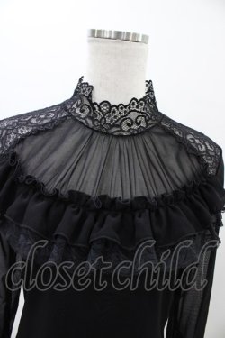 画像3: MR corset / レースフリルトップス  ブラック H-26-02-01-1055-PU-TO-KB-ZH