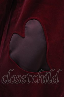 画像3: MILK / ハートチェスターコート  ワイン H-26-02-01-1058-ML-CO-KB-ZH