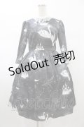 MILK / スワンレイクドレス  ブラック×ホワイトスワン H-26-02-01-1008-ML-OP-KB-ZH