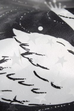 画像4: MILK / スワンレイクドレス  ブラック×ホワイトスワン H-26-02-01-1008-ML-OP-KB-ZH