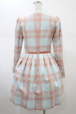 画像2: MILK / graceチェックドレス  ミント×シェル H-26-02-01-1009-ML-OP-KB-ZH