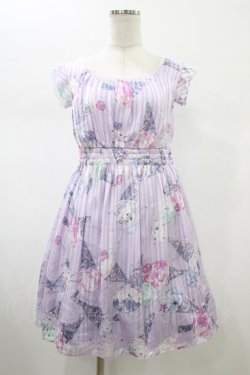 画像1: MILK / ICE CREAMミューズドレス  プラムラベンダープリント H-26-02-01-1010-ML-OP-KB-ZH