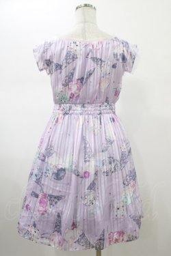 画像2: MILK / ICE CREAMミューズドレス  プラムラベンダープリント H-26-02-01-1010-ML-OP-KB-ZH
