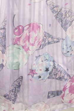 画像3: MILK / ICE CREAMミューズドレス  プラムラベンダープリント H-26-02-01-1010-ML-OP-KB-ZH