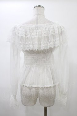 画像2: abilletage / チュールドレストップス  ホワイト H-26-02-01-1003-GO-TO-KB-ZH