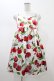 画像1: MILK / タランチェリースリップドレス  ホワイト×レッドチェリー H-26-02-01-1019-ML-OP-KB-ZH (1)