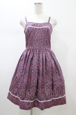 画像1: MILK / ベリーズキャミワンピース  ネイビーローズ H-26-02-01-1022-ML-OP-KB-ZH