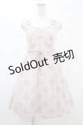MILK / Fifi DRESS  ピンク×サックス H-26-02-01-1024-ML-OP-KB-ZH