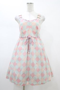画像1: MILK / Fifi DRESS  ピンク×サックス H-26-02-01-1024-ML-OP-KB-ZH