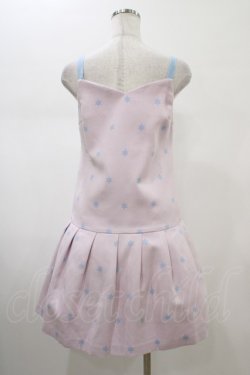 画像2: MILK / アスタリスクジャンパースカート  ベビーピンク×サックス H-26-02-01-1027-ML-OP-KB-ZH