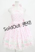 Angelic Pretty / Sugar Fairy Cakeホルターネックジャンパースカート Free ピンク H-26-02-02-003-AP-OP-NS-ZH