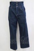 Fi.n.t / バックレースアップストレートデニムパンツ S INDIGO H-26-02-02-026-CA-PA-NS-ZH