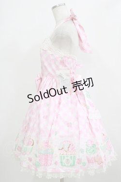 画像2: Angelic Pretty / Sugar Fairy Cakeホルターネックジャンパースカート Free ピンク H-26-02-02-003-AP-OP-NS-ZH
