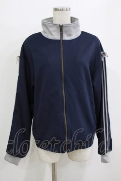 画像1: Fi.n.t / リボンライントラックジャケット Free NAVY H-26-02-02-031-CA-JA-NS-ZH