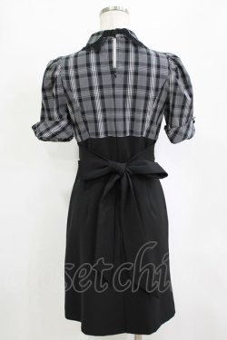 画像3: EATME / レースカラーブラウスドッキングワンピース S ブラック/チェック H-26-02-02-034-LO-OP-NS-ZH