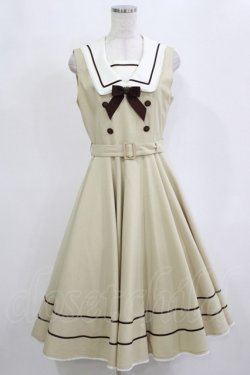 画像1: Innocent World / ルーシージャンパースカート M ミルクティ×ショコラ /Milk tea×Chocolat H-26-02-02-037-IW-OP-NS-ZH