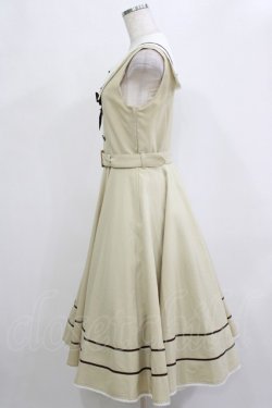 画像2: Innocent World / ルーシージャンパースカート M ミルクティ×ショコラ /Milk tea×Chocolat H-26-02-02-037-IW-OP-NS-ZH