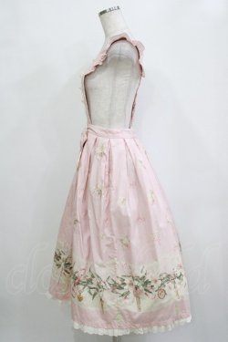 画像2: Whital Alley（海外ロリータブランド） / 百合假日エプロンスカート M ピンク H-26-02-02-038-EL-SK-NS-ZH