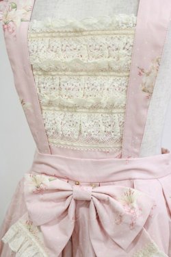 画像5: Whital Alley（海外ロリータブランド） / 百合假日エプロンスカート M ピンク H-26-02-02-038-EL-SK-NS-ZH