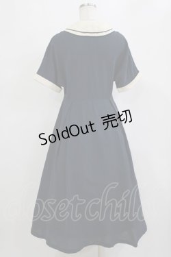 画像3: an another angelus / パイピング使いダブルクレリック衿ワンピース Free NAVY H-26-02-02-039-CA-OP-NS-ZH