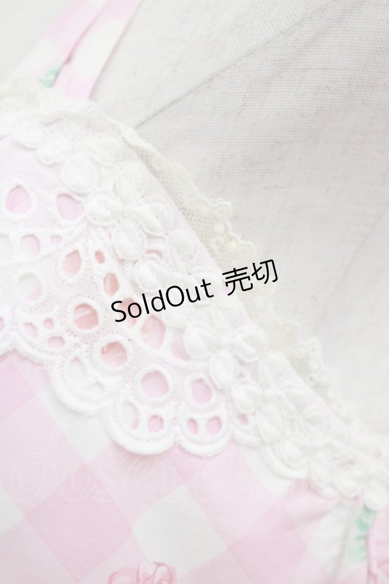 画像6: Angelic Pretty / Sugar Fairy Cakeホルターネックジャンパースカート Free ピンク H-26-02-02-003-AP-OP-NS-ZH (6)
