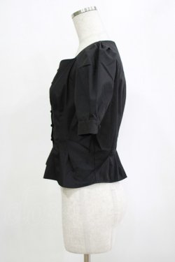 画像2: an another angelus / コルセットタックブラウス Free BLACK H-26-02-02-041-CA-BL-NS-ZH