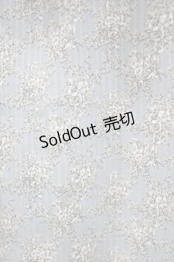 画像4: an another angelus / フレンチローズ柄ラッフルカラーブラウス Free L/BLUE×WH H-26-02-02-042-CA-BL-NS-ZH