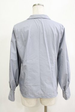 画像3: an another angelus / パール釦Vネックシャツ Free BLUE GRAY H-26-02-02-043-CA-BL-NS-ZH