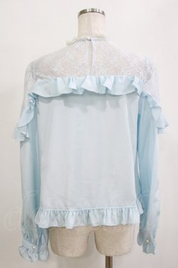 画像3: Angelic Pretty / Lacy Frillブラウス Free サックス H-26-02-02-045-AP-BL-NS-ZH