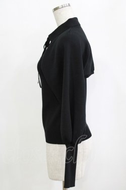 画像2: an another angelus / ボレロアンサンブルニット Free BLACK H-26-02-02-049-CA-TO-NS-ZH