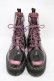 画像1: Dr.Martens （Getta Grip） / JADON MAX 8ホールブーツ UK6(約25cm) ブラックピンク H-26-02-02-1001-PU-SH-KB-ZH (1)